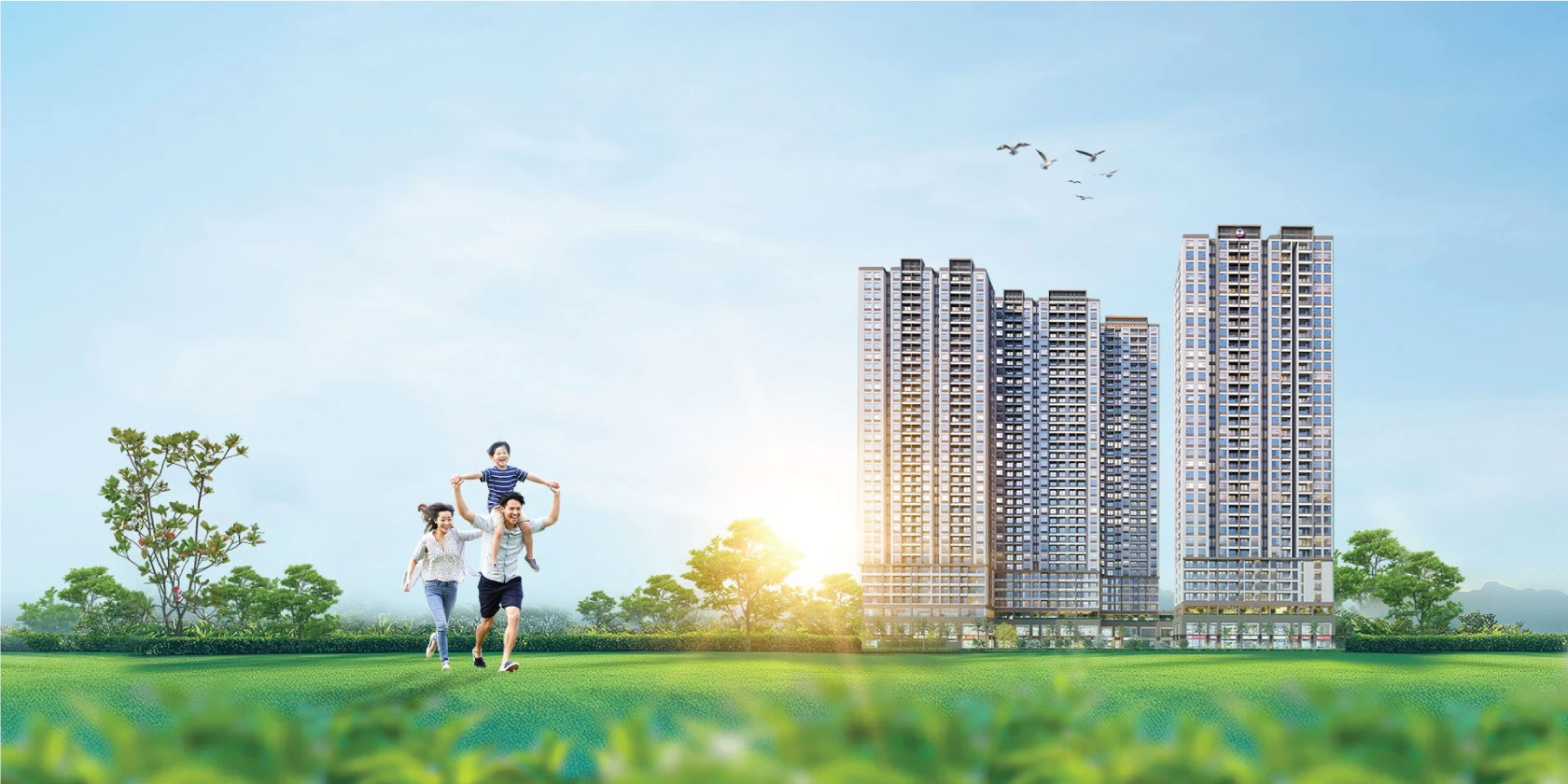 phối cảnh happy one city